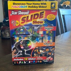 Star Shower Slide Show LED Projector